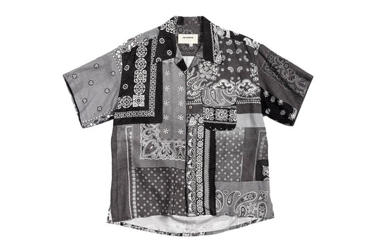 【ANACHRONORM】VINTAGE BANDANA COLLAGE OPEN COLLAR S/S SHIRTS