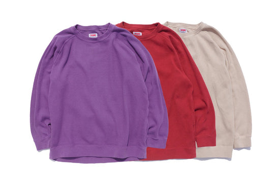 【THE UNION｜THE FABRIC】THERMAL L/S SWEAT