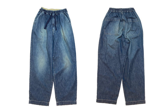 【H.UNIT】Denim easy pants(Used wash)