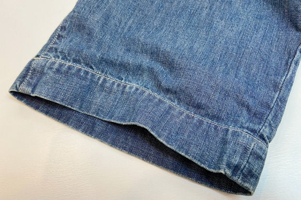 【H.UNIT】Denim easy pants(Used wash)