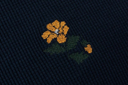 【SON OF THE CHEESE】Flower embroidery Thermal