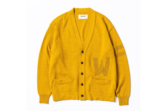 【ANACHRONORM】LETTERED MESH CARDIGAN