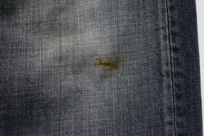 【H.UNIT】Black denim 5P（Used wash）