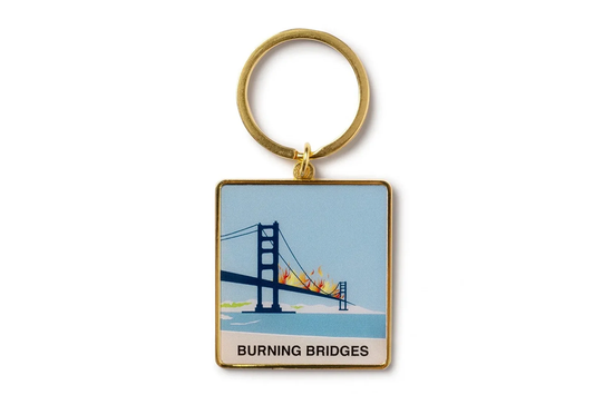 【SON OF THE CHEESE】BURNING BRIDGES KEY CHAIN