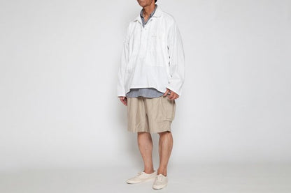 【THE CORONA UTILITY】A.M PULLOVER JACKET｜OFF WHITE