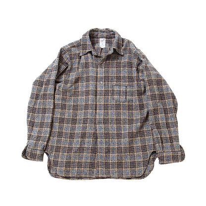 【THE CORONA UTILITY】W.C.W SHIRT PULLOVER / Yellow × Brown｜CS005-25-01