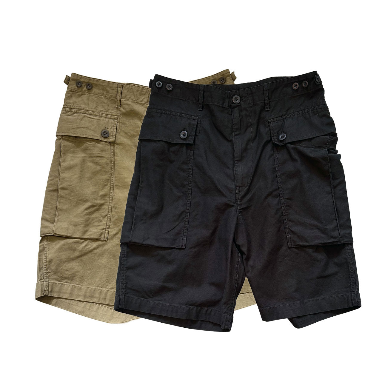 【H.UNIT】Back satin milltary shots｜H-PT106B