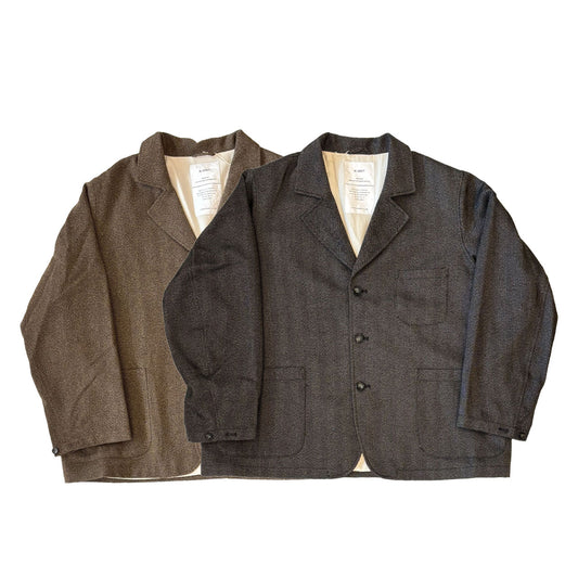 【H.UNIT】TECHTWEED HBT Jacket｜H-JK057