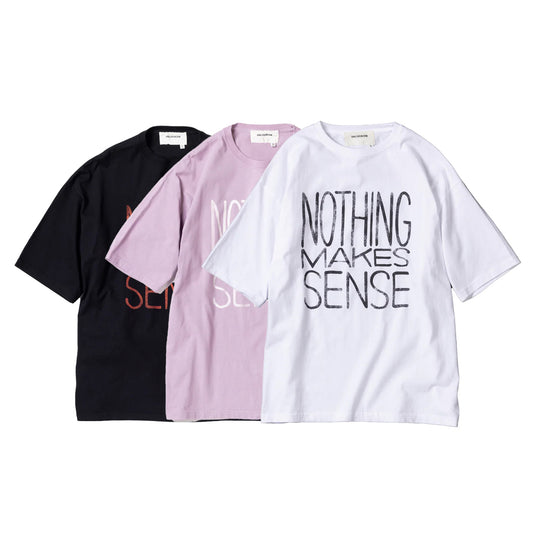 【ANACHRONORM】NOTHING MAKES SENSE PRINTED S/S T-S｜AN356