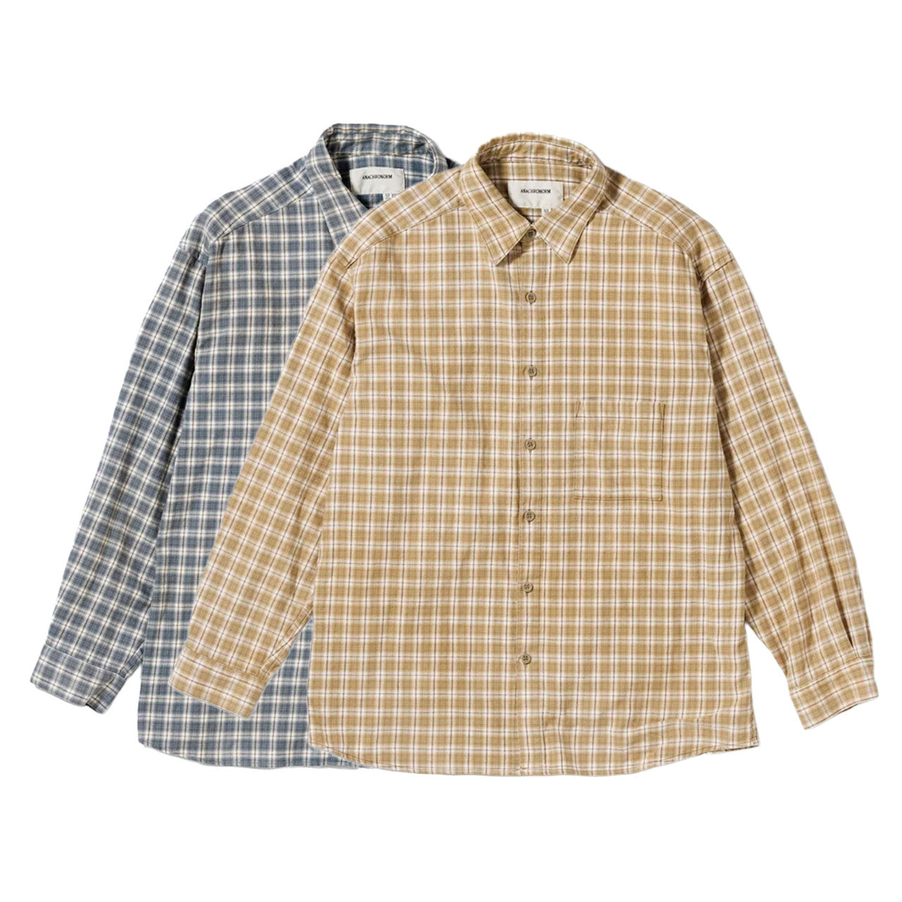 【ANACHRONORM】CHECK WIDE SHIRTS｜AN461