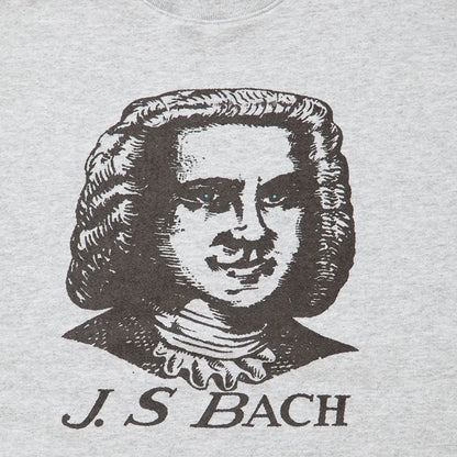 【THE CORONA UTILITY】PRINT SWEATSHIRT "J.S BACH" / Ash Grey｜CC007-26-01