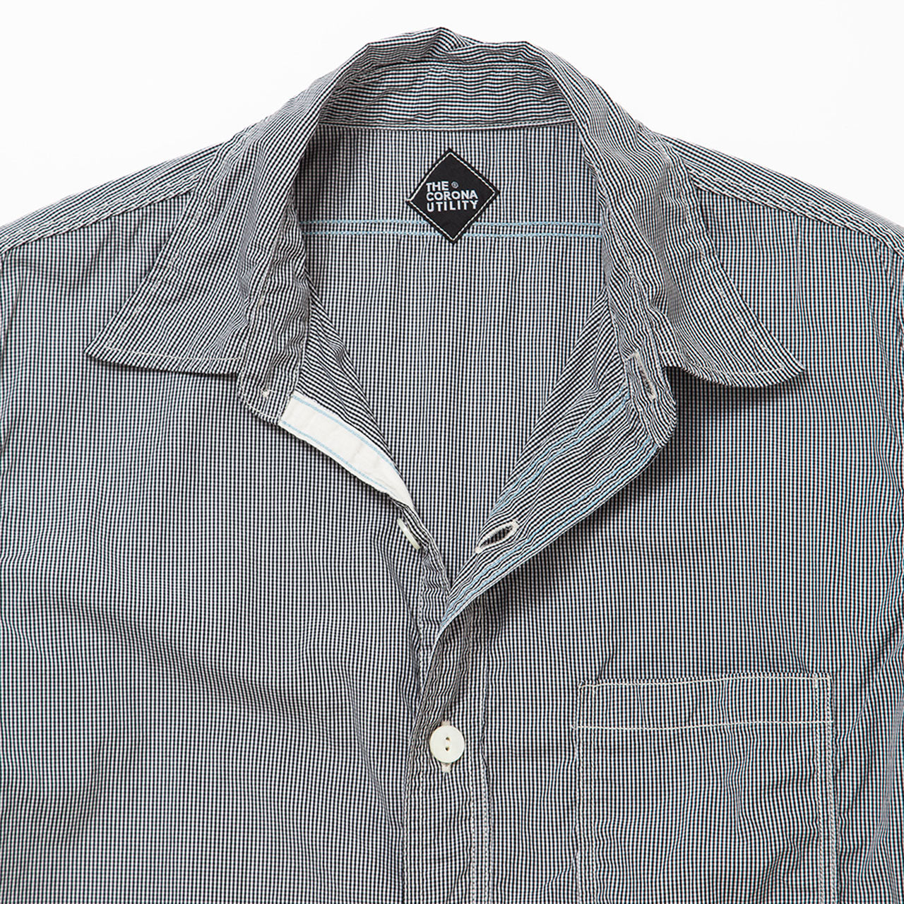 【THE CORONA UTILITY】NAVY 1POCKET SHORT SLEEVE SHIRT｜CS001S-25-02