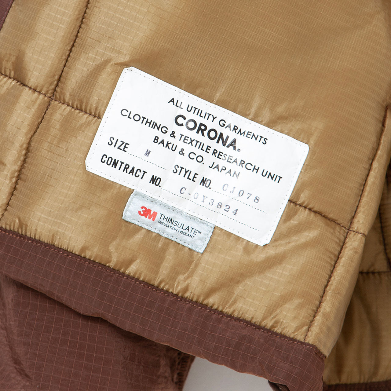 【THE CORONA UTILITY】EX-50 LINER JACKET｜CJ078