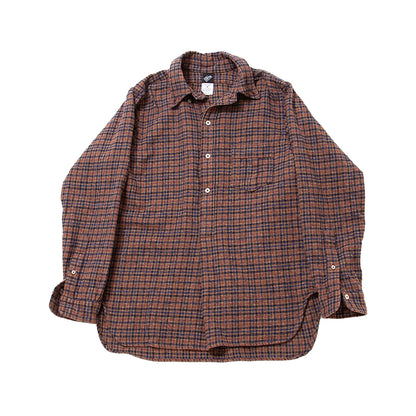【THE CORONA UTILITY】W.C.W SHIRT PULLOVER / Yellow × Brown｜CS005-25-01