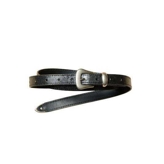 【CCU】NARROW WESTERN BELT  LIZARD｜AC-11-C-LIZARD-6