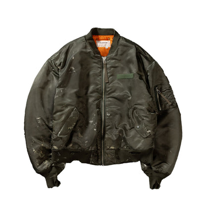 【ANACHRONORM】DIRTY NYLON MA-1｜AN395