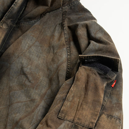 【ANACHRONORM】SULFUR DYED RIPSTOP REALTREE ECWCS TYPE PARKA JACKET SULFUR BLACK｜AN399-B