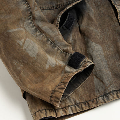 【ANACHRONORM】SULFUR DYED RIPSTOP REALTREE ECWCS TYPE PARKA JACKET SULFUR BLACK｜AN399-B