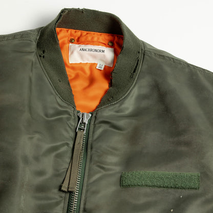 【ANACHRONORM】DIRTY NYLON MA-1｜AN395