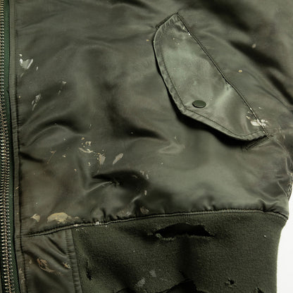 【ANACHRONORM】DIRTY NYLON MA-1｜AN395