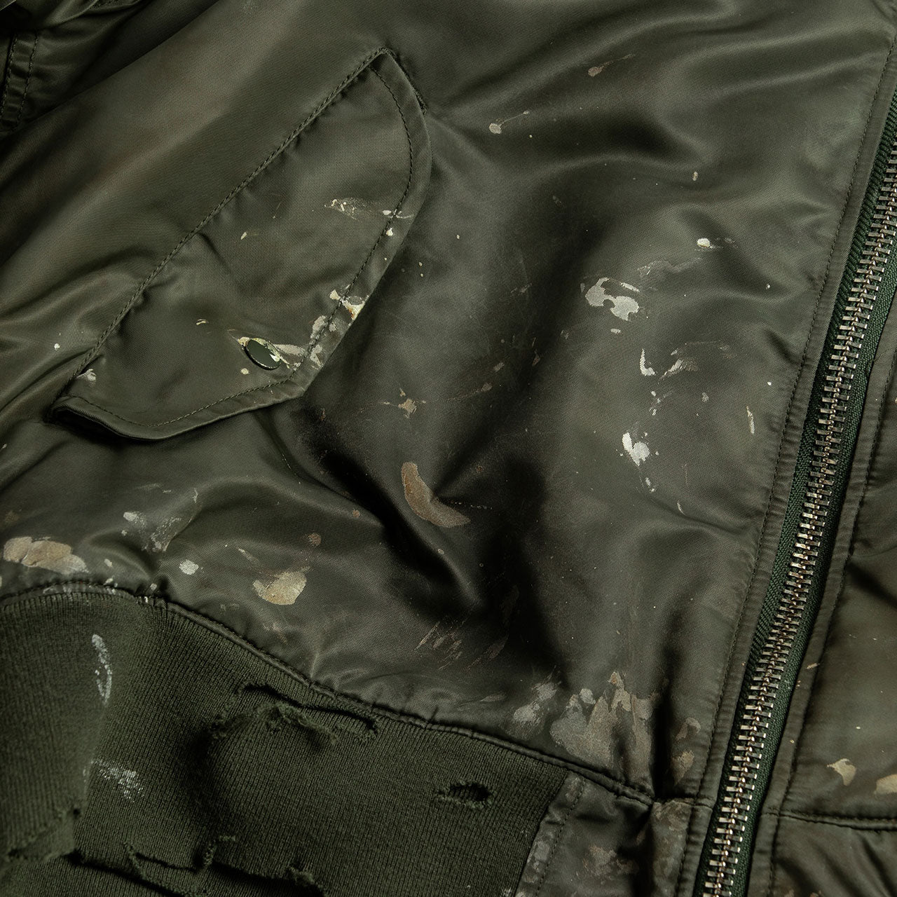 【ANACHRONORM】DIRTY NYLON MA-1｜AN395