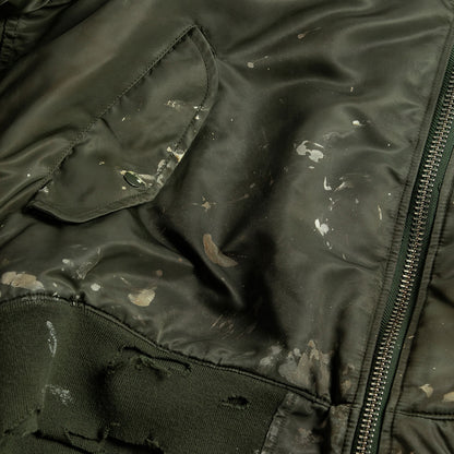 【ANACHRONORM】DIRTY NYLON MA-1｜AN395