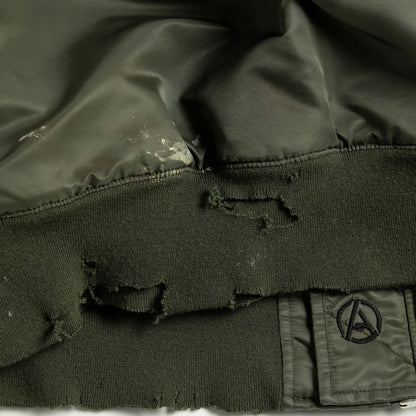 【ANACHRONORM】DIRTY NYLON MA-1｜AN395