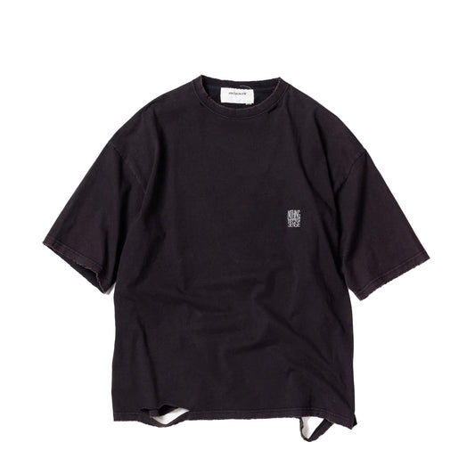 【ANACHRONORM】EMBROIDERY DAMAGED S/S T-S｜AN361