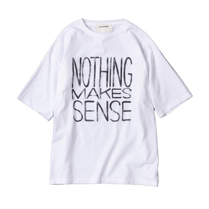 【ANACHRONORM】NOTHING MAKES SENSE PRINTED S/S T-S｜AN356
