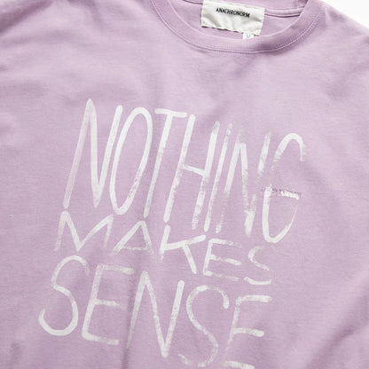 【ANACHRONORM】NOTHING MAKES SENSE PRINTED S/S T-S｜AN356