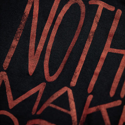 【ANACHRONORM】NOTHING MAKES SENSE PRINTED S/S T-S｜AN356
