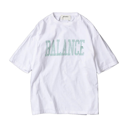 【ANACHRONORM】BALANCE COLLEGE PRINTED S/S T-S｜AN360