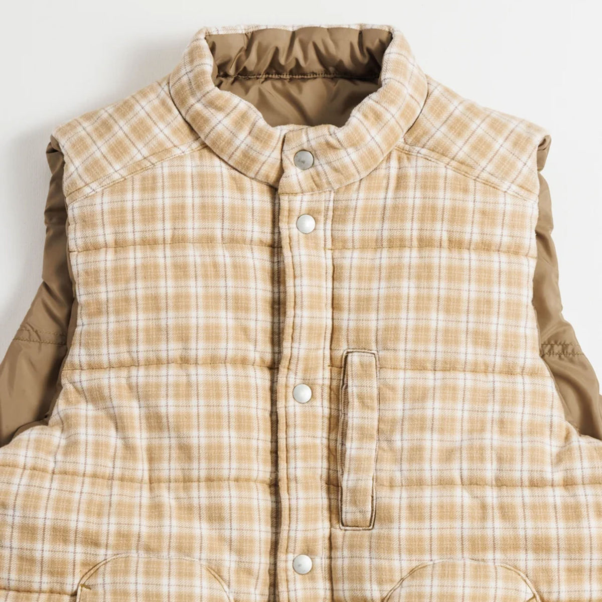 【ANACHRONORM】CHECK BATTING VEST｜AN479