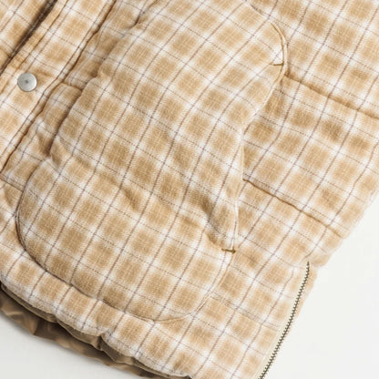 【ANACHRONORM】CHECK BATTING VEST｜AN479