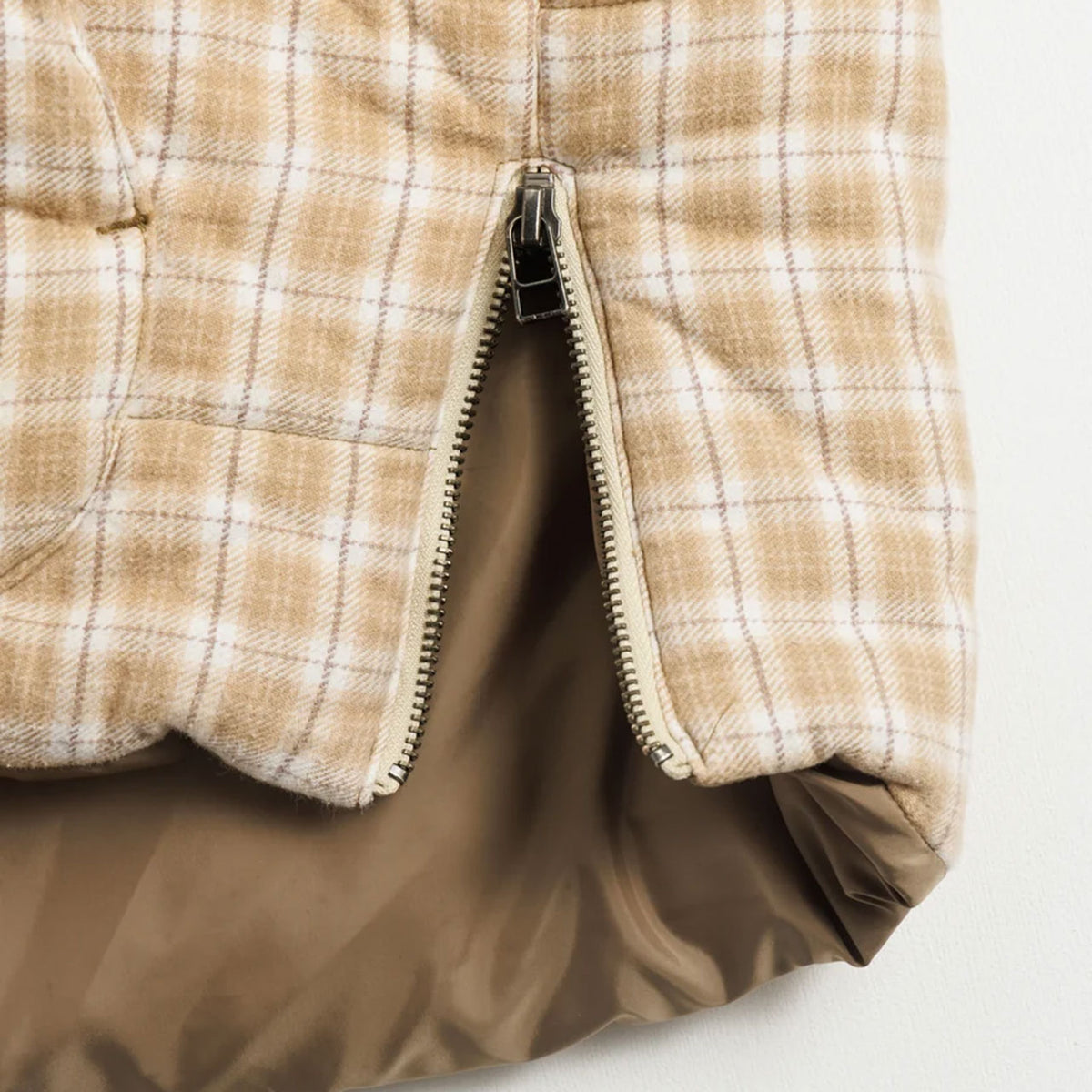 【ANACHRONORM】CHECK BATTING VEST｜AN479