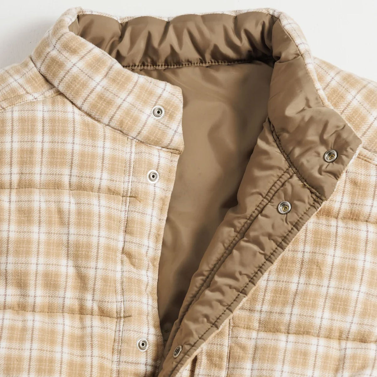 【ANACHRONORM】CHECK BATTING VEST｜AN479