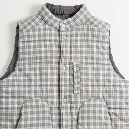 【ANACHRONORM】CHECK BATTING VEST｜AN479