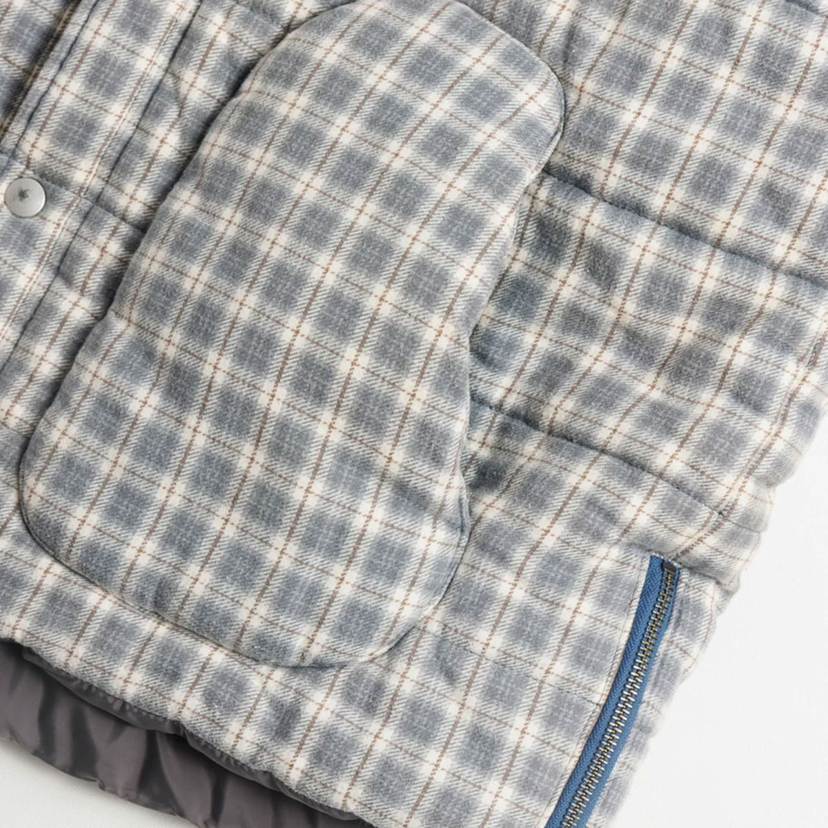 【ANACHRONORM】CHECK BATTING VEST｜AN479