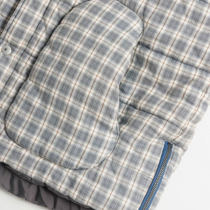 【ANACHRONORM】CHECK BATTING VEST｜AN479