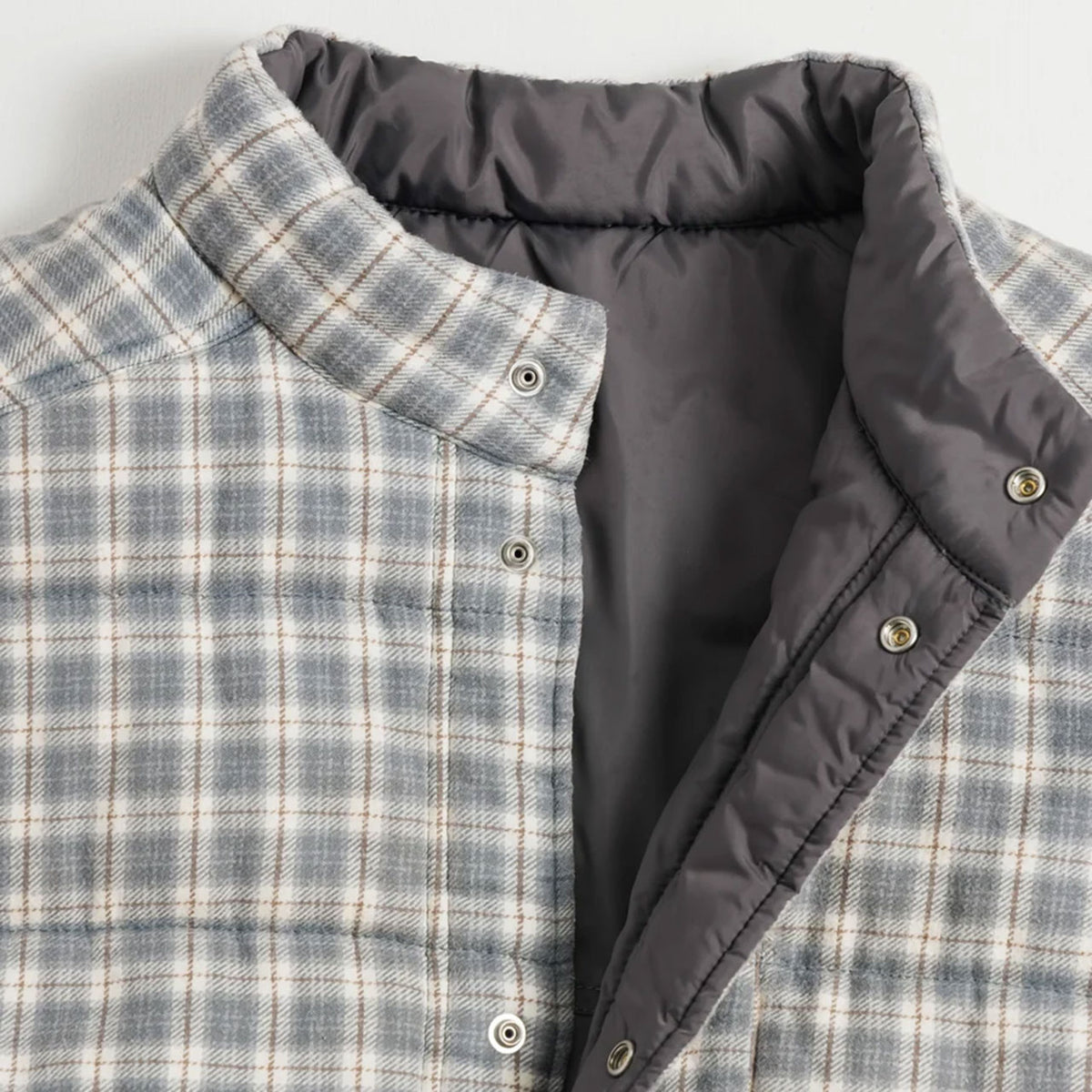 【ANACHRONORM】CHECK BATTING VEST｜AN479
