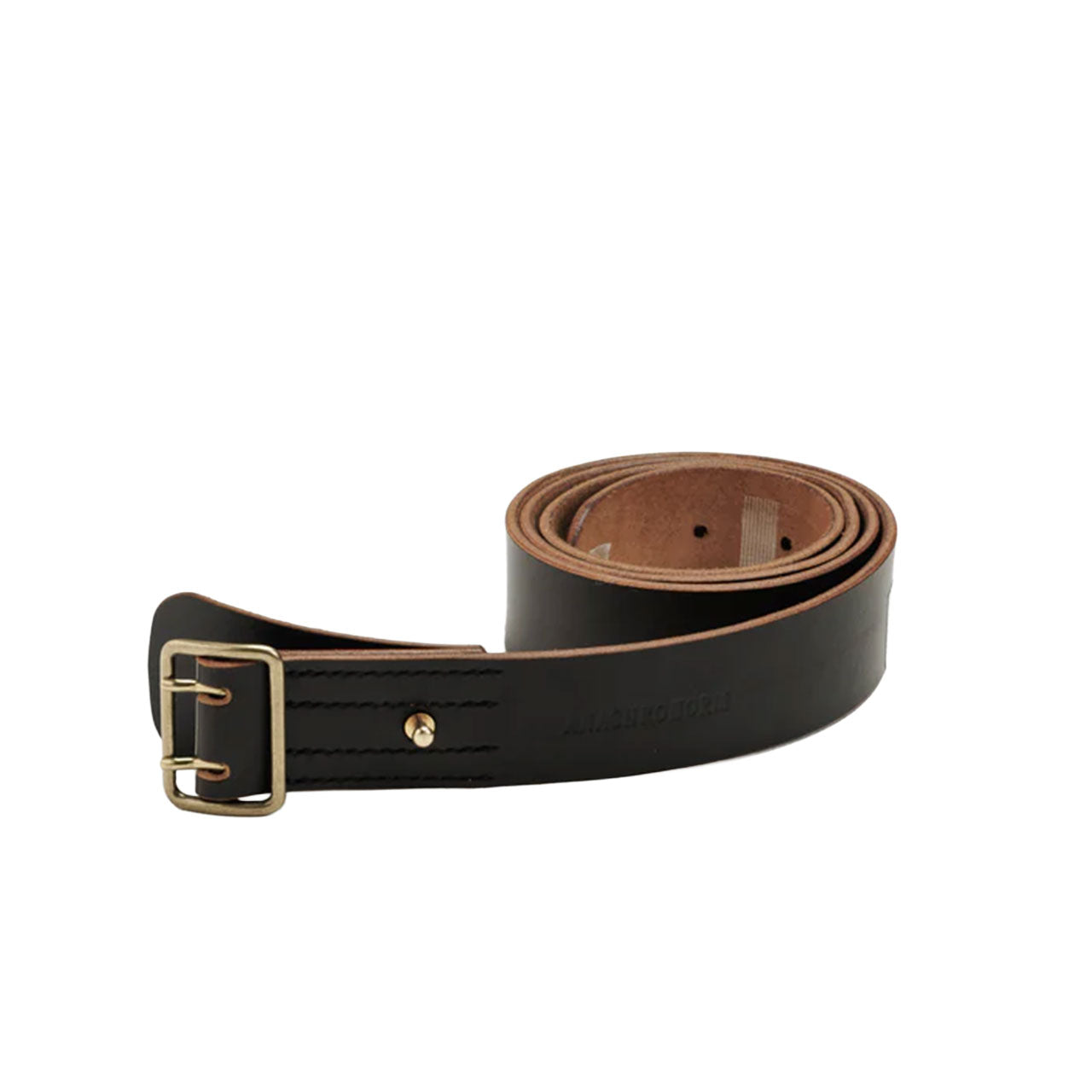 【ANACHRONORM】DOUBLE PIN LEATHER BELT｜ANBB045