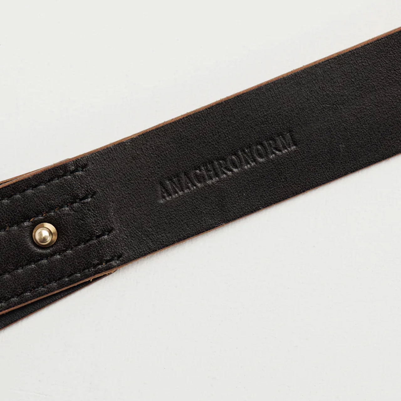 【ANACHRONORM】DOUBLE PIN LEATHER BELT｜ANBB045