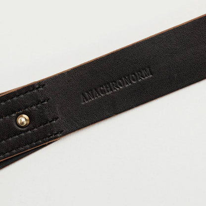 【ANACHRONORM】DOUBLE PIN LEATHER BELT｜ANBB045