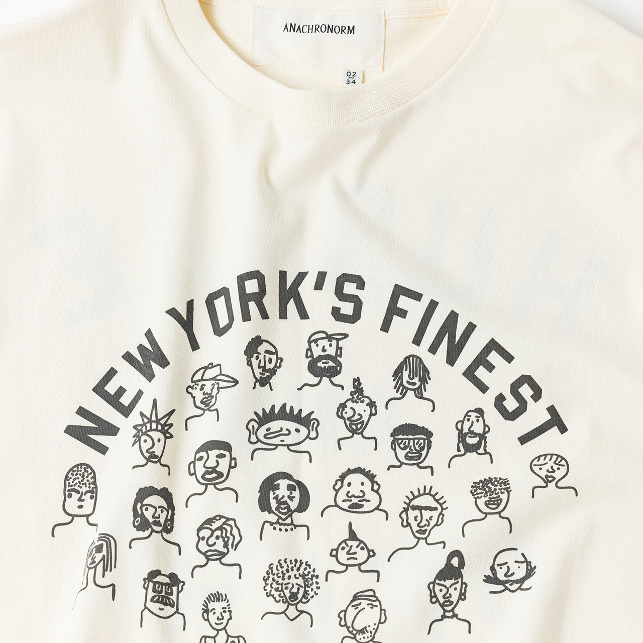 【ANACHRONORM】NYC FACES S/S T-S｜AN437