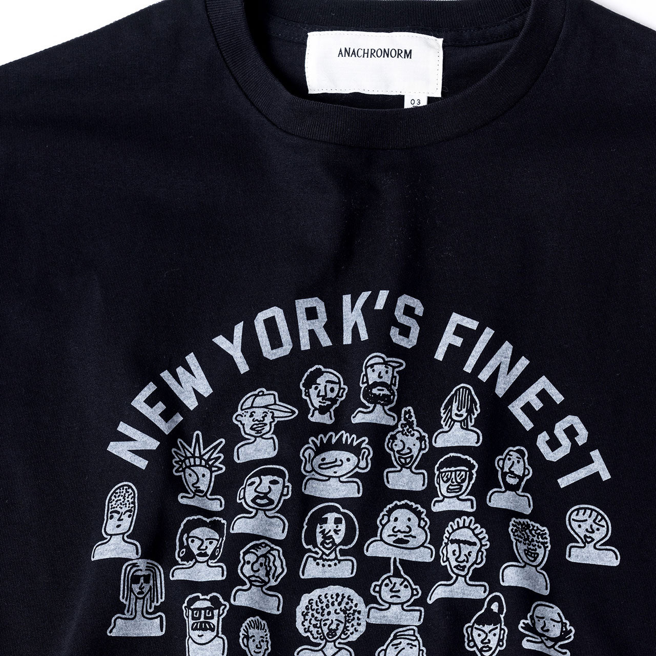 【ANACHRONORM】NYC FACES S/S T-S｜AN437
