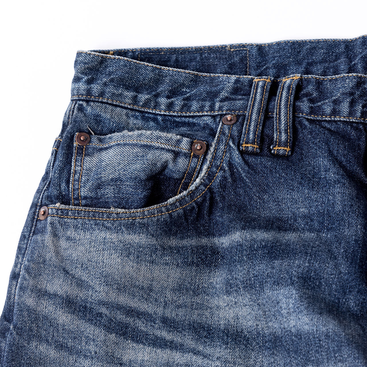 【ANACHRONORM】AGING WIDE 5P DENIM PANTS｜AN433-W