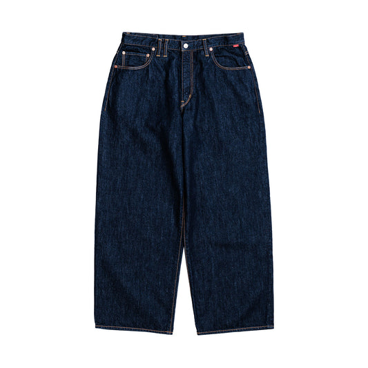 【ANACHRONORM】WIDE 5P DENIM PANTS INDIGO｜AN433