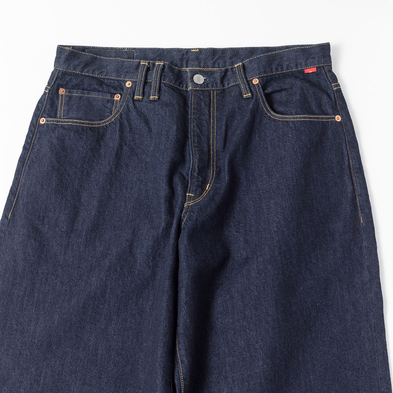 【ANACHRONORM】WIDE 5P DENIM PANTS INDIGO｜AN433