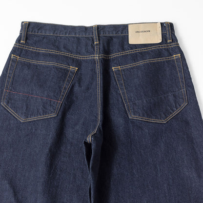 【ANACHRONORM】WIDE 5P DENIM PANTS INDIGO｜AN433