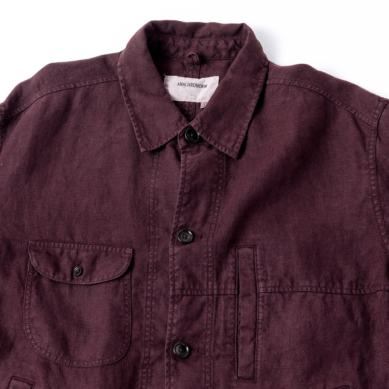 【ANACHRONORM】SULFUR DYED LINEN UTILITY JACKET｜ANA410